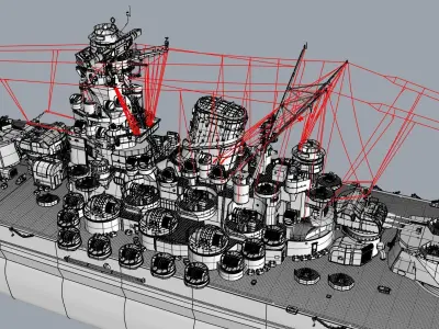 superstructure details Free 3D print model