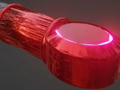 Scratched sword Free 3D model