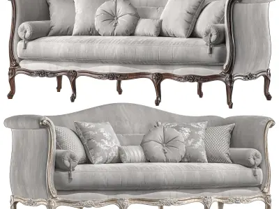 christies serpertine sofa art 336 3D model