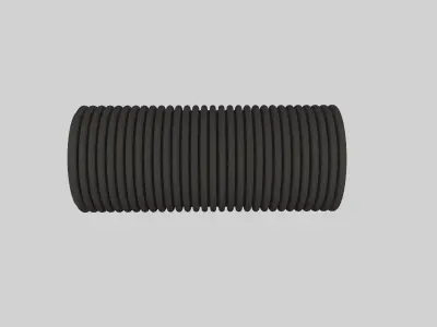 Corrugated pipes PLAST R-PE 3D model
