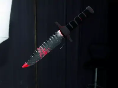 Bloody Knife  3D model