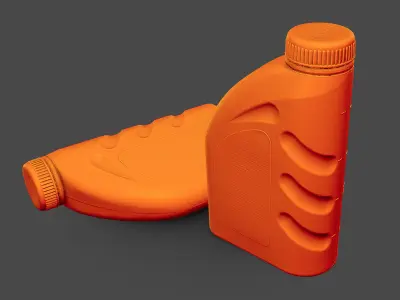 Brake Fluid Bottle 3D model
