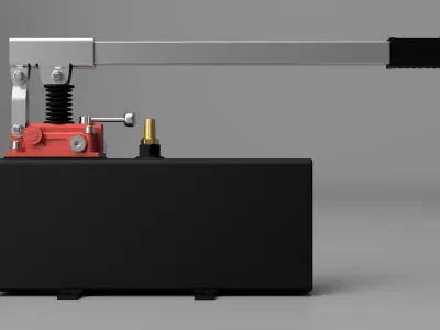 Manual Hydraulic Pump 3D model