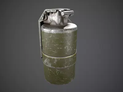 M18 GRENADE Low-poly 3D model