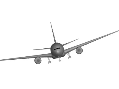 Boeing 777 3D model purchase