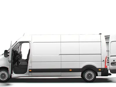 Renault Master Van L3H2 HQInterior 2023 3D model