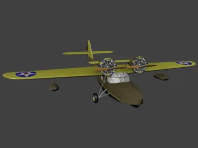 Douglas Dolphin Low-poly 3D model