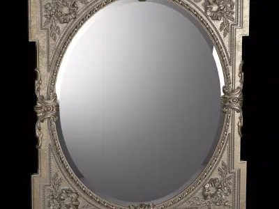 victorian mirror 3D model