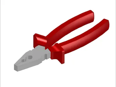 Plier 8 inch 3D model