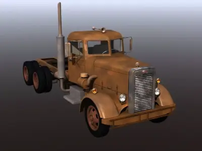 Peterbilt Truck from Duel 3D model