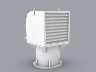 Cargo Hold Ventilation Low-poly 3D model