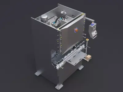 30 ton press 3D model