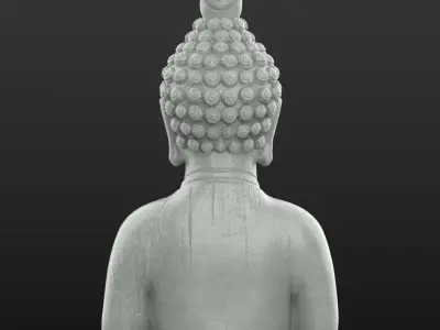 BUDDHA STATUE High-Quality home decor 3D print model