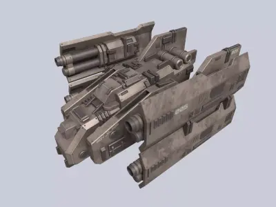 Advance Drone Low-poly 3D model buy