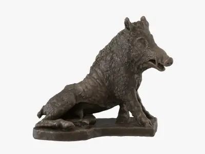  Bronze Porcellino Statue 