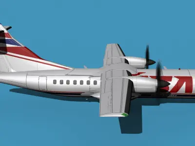 ATR-42-320 Czech Air 3D model