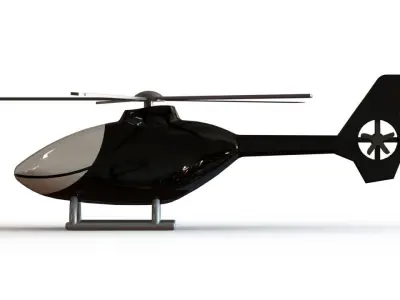 simple helicopter 3D print model