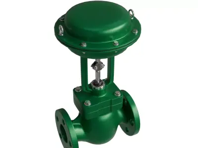 Control valve 3D model purchase