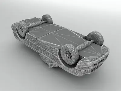 Standard Cab Pickup Truck 4x4 3D model