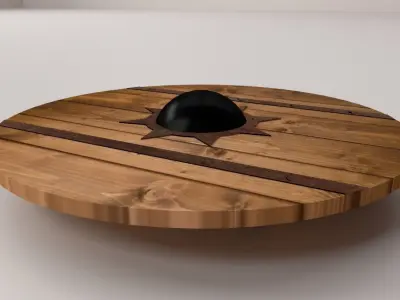 Viking Shield 3D model 7