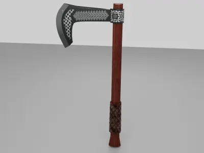 viking Battle Axe 3D model