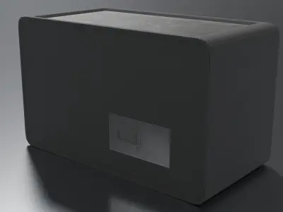 Old Radio Low-poly 3D model