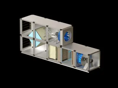 Air Handling Unit Bundle 3D model