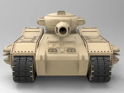 Tank 3d model toy 3D model
