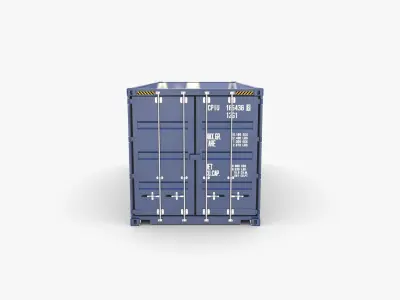 20ft Shipping Container CSAV v2 3D model