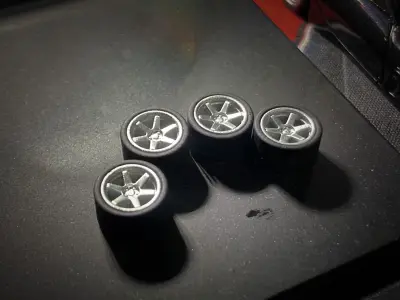 TE37 Wheels 3D print model