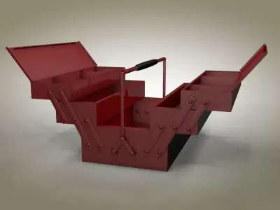 Toolbox box 3D model