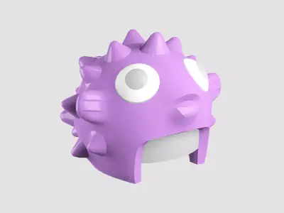 Custom3Dprint Minifigure Accessory - Ninjago Fish Helmets - 007 3D print model