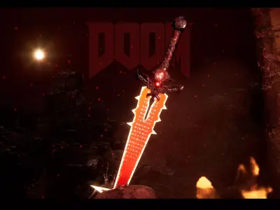 The Crucible Doom Eternal  3D model