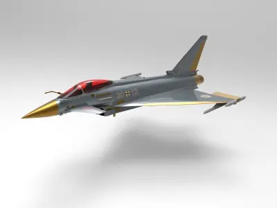 Eurofighter Typhoon FGR4 3D model purchase