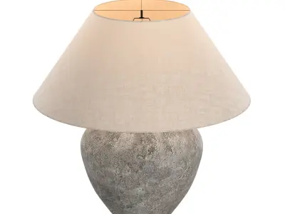 TERRA-COTTA ETRUSCAN URN TABLE LAMP 3D model