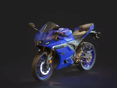 Base model Yamaha R 125 2026 3D model
