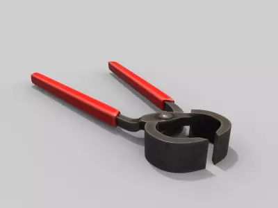 pliers Low-poly 3D model order