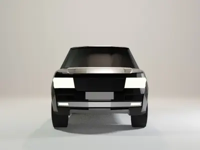 Low poly Range Rover  Low-poly 3D model