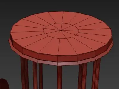 Villa Lumi Grant Ceiling Lamp Brass 3D model