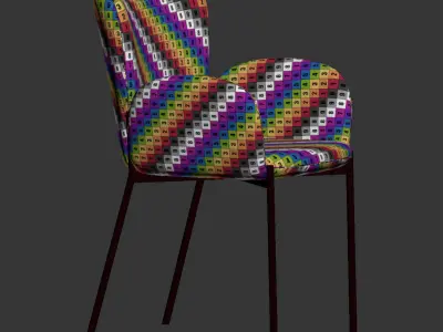 k445 Dining Chair 3D model