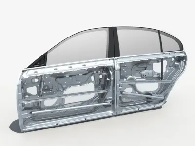 Car Door Structure 03 3D model