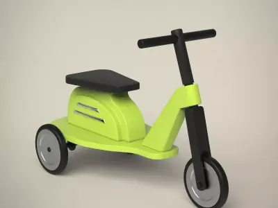 Toy Scooter 3D model purchase
