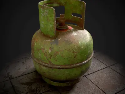 Gas Tank Elpiji 3kg  3D model