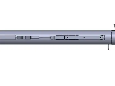 Panzerschreck grenade launcher 3D model