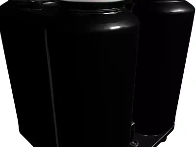 SciFi Energy Module Power Pack Low-poly 3D model