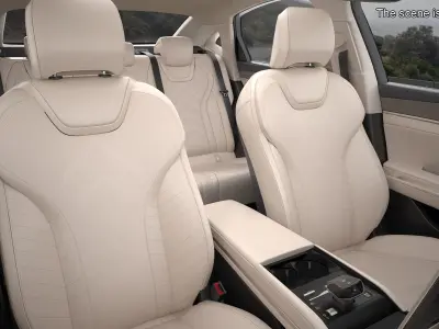 BYD Qin L Hybrid Sedan 2024 White 3D model