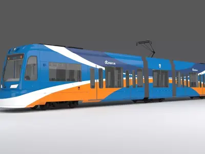 OC Streetcar 3D model
