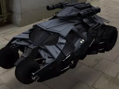 Batmans war car 3D model