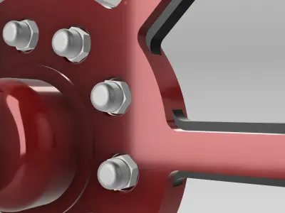 Swamper Mud Truck Wheels 40 inch Chaser 3D print model