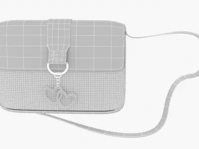 ladies purse bag 3d model 3D model